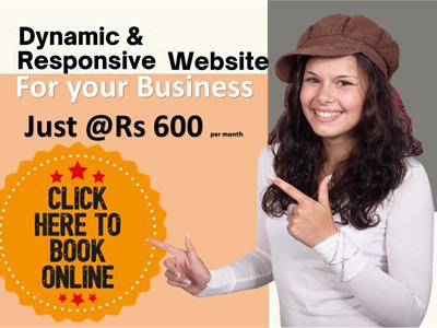 Image of Dynamic and Responsive Website Rs 600 - 1